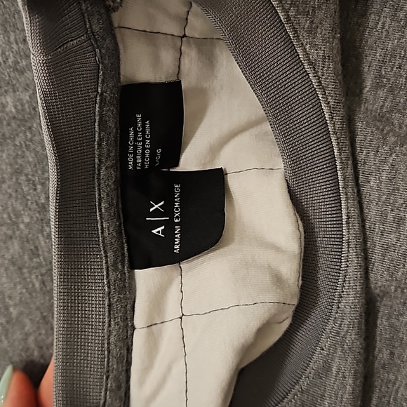 Armani Exchange Quilted Crewneck Sweatshirt - Picture 10 of 11